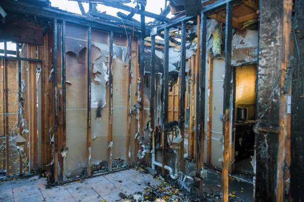 Professional Soot Cleanup technician working in Lake Hopatcong, NJ